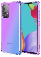 TopQ Samsung A52 silicone Shock iridescent purple-blue 57485 - Phone Cover