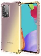 TopQ Samsung A52 silicone Shock rainbow purple-yellow 57482 - Phone Cover