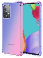 TopQ Samsung A52 silicone Shock iridescent blue-pink 57481 - Phone Cover