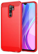 TopQ Xiaomi Redmi 9 silicone red 52821 - Phone Cover