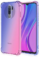TopQ Xiaomi Redmi 9 Silicone Shock iridescent blue-pink 52756 - Phone Cover