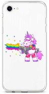 TopQ iPhone SE 2020 silicone Rainbow Gun 49605 - Phone Cover