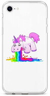 TopQ iPhone SE 2020 silicone Rainbow Splash 49604 - Phone Cover