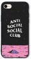 Kryt na mobil TopQ LUXURY iPhone SE 2020 pevný Antisocial Club 49216 - Kryt na mobil