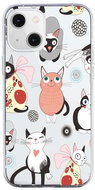 TopQ iPhone 13 mini silicone Cats 2 64701 - Phone Cover