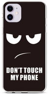 TopQ iPhone 11 silicone Don't Touch 44211 - Phone Cover
