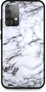 TopQ LUXURY Samsung A52 solid Marble White 57689 - Phone Cover