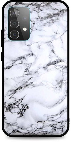 TopQ LUXURY Samsung A52 solid Marble White 57689 - Phone Cover - Main image