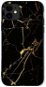 TopQ LUXURY iPhone 11 solid Marble black-gold 45428 - Phone Cover