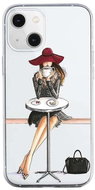 TopQ iPhone 13 mini silicone Lady 6 64746 - Phone Cover