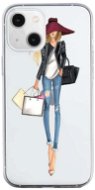 TopQ iPhone 13 mini silikón Lady 2 64745 - Kryt na mobil