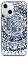 TopQ iPhone 13 mini silicone Navy Mandala 64734 - Phone Cover