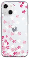 TopQ iPhone 13 mini silicone Pink Blossom 64732 - Phone Cover