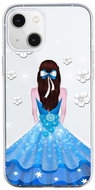 TopQ iPhone 13 mini silicone Blue Princess 64725 - Phone Cover
