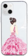 TopQ iPhone 13 mini silicone Pink Princess 64724 - Phone Cover
