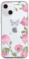 TopQ iPhone 13 mini silicone Peonies 64723 - Phone Cover