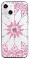 TopQ iPhone 13 mini silicone Pink Mandala 64711 - Phone Cover