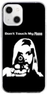 TopQ iPhone 13 mini silikón Don't Touch Gun 64692 - Kryt na mobil