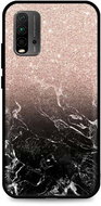 TopQ LUXURY Xiaomi Redmi 9T solid Sparkling Marble 65369 - Phone Cover