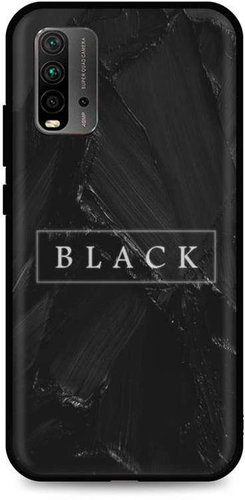 TopQ LUXURY Xiaomi Redmi 9T solid Black 65366 - Phone Cover - Main image