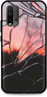TopQ LUXURY Xiaomi Redmi 9T solid Pink Broken 65363 - Phone Cover