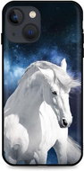 TopQ iPhone 13 mini silicone White Horse 65444 - Phone Cover