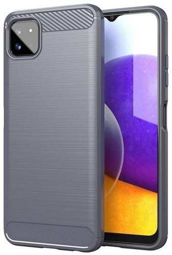 TopQ Samsung A22 5G silicone grey 65416 - Phone Cover - Main image