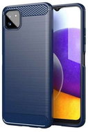 TopQ Samsung A22 5G silicone blue 65414 - Phone Cover