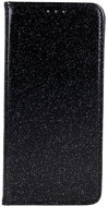 Forcell Samsung S21 Plus book glitter black 61585 - Phone Case