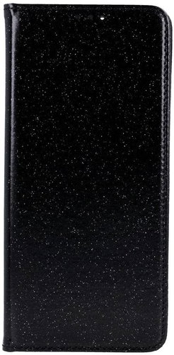 Forcell Samsung S21 Ultra Booklet Glitter Black 61584 - Phone Case - Main image