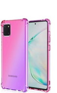 TopQ Samsung A22 5G silicone Shock rainbow pink-purple 65524 - Phone Cover