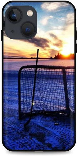 TopQ iPhone 13 mini silicone Hockey Sunset 65510 - Phone Cover - Main image