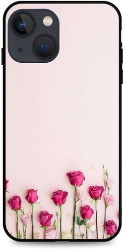 TopQ iPhone 13 mini silicone Roses 65508 - Phone Cover - Main image