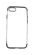 TopQ Frame iPhone SE 2020 silicone black 49621 - Phone Cover