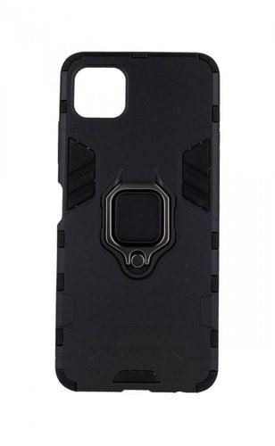 TopQ Samsung A22 5G durable black with ring 60322 - Phone Cover - Main image