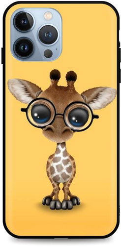 TopQ iPhone 13 Pro silicone Cute Giraffe 65552 - Phone Cover - Main image