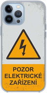 TopQ iPhone 13 Pro Max silicone Attention electrical device 65585 - Phone Cover