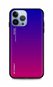 Kryt na mobil TopQ LUXURY iPhone 13 Pro Max pevný dúhový fialový 65580 - Kryt na mobil