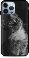 TopQ iPhone 13 Pro Max silikón Cute Cat 65573 - Kryt na mobil