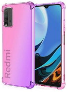 TopQ Xiaomi Redmi 9T Silicone Shock iridescent pink-purple 65640 - Phone Cover