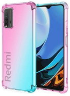 TopQ Xiaomi Redmi 9T Silicone Shock Rainbow Mint Pink 65630 - Phone Cover
