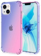 TopQ iPhone 13 mini Silicone Shock Rainbow Blue-Pink 65620 - Phone Cover