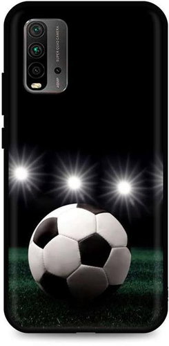 TopQ Xiaomi Redmi 9T silicone Football 65732 - Phone Cover - Main image