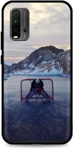 TopQ Xiaomi Redmi 9T silicone Hockey Goalie 65769 - Phone Cover - Main image