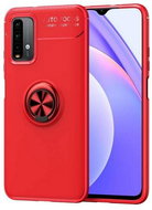 TopQ Xiaomi Redmi 9T silicone red with red ring 65545 - Phone Cover