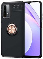 TopQ Xiaomi Redmi 9T silicone black with copper ring 65540 - Phone Cover