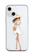 TopQ iPhone 13 mini silicone Lady 5 64744 - Phone Cover