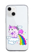 TopQ iPhone 13 mini silicone Rainbow Disaster 64740 - Phone Cover