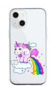 TopQ iPhone 13 Silicone Rainbow Disaster 64673 - Phone Cover