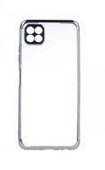 TopQ Frame Samsung A22 5G silicone silver 65601 - Phone Cover